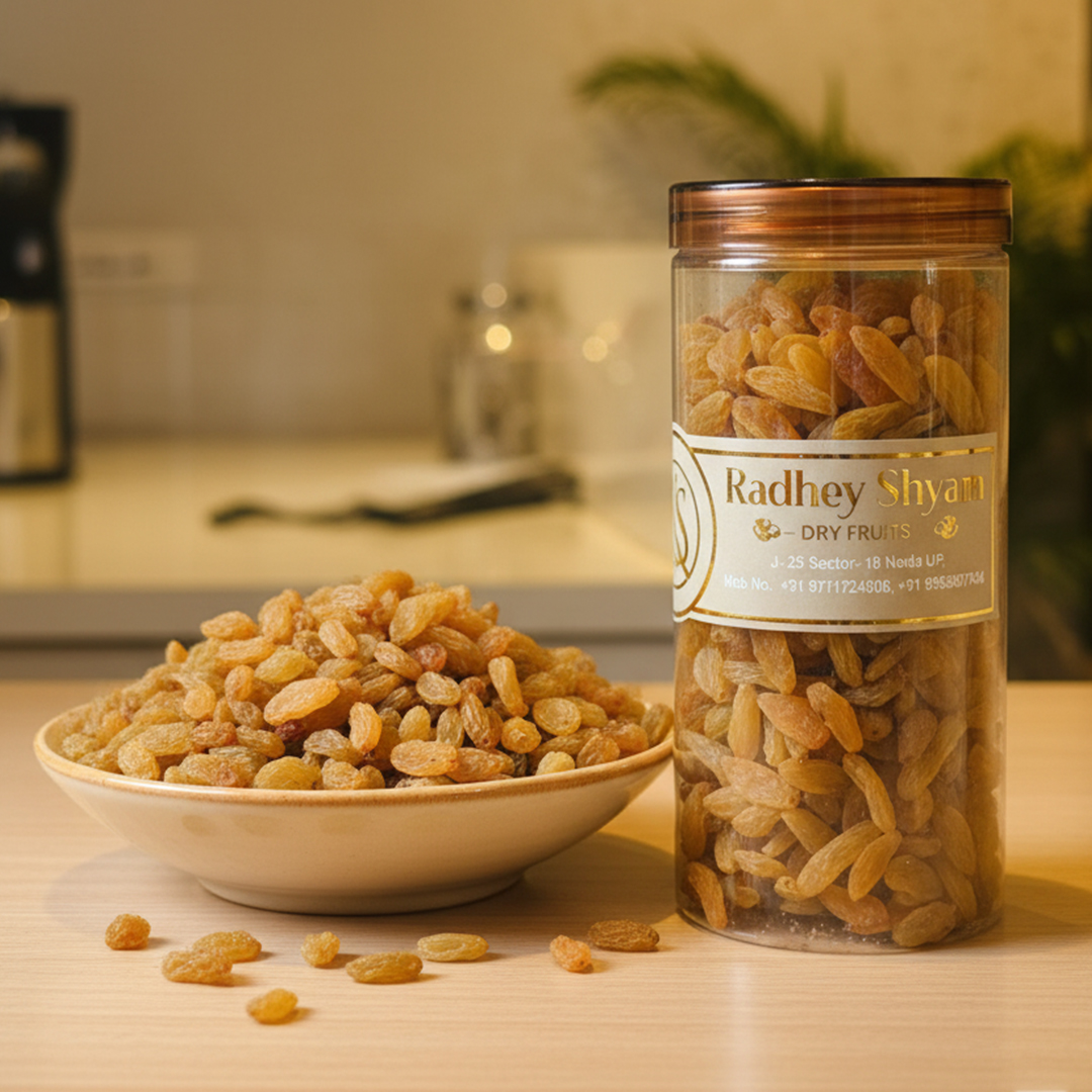 Radhey Shyam Premium Golden Raisins (Kishmish)