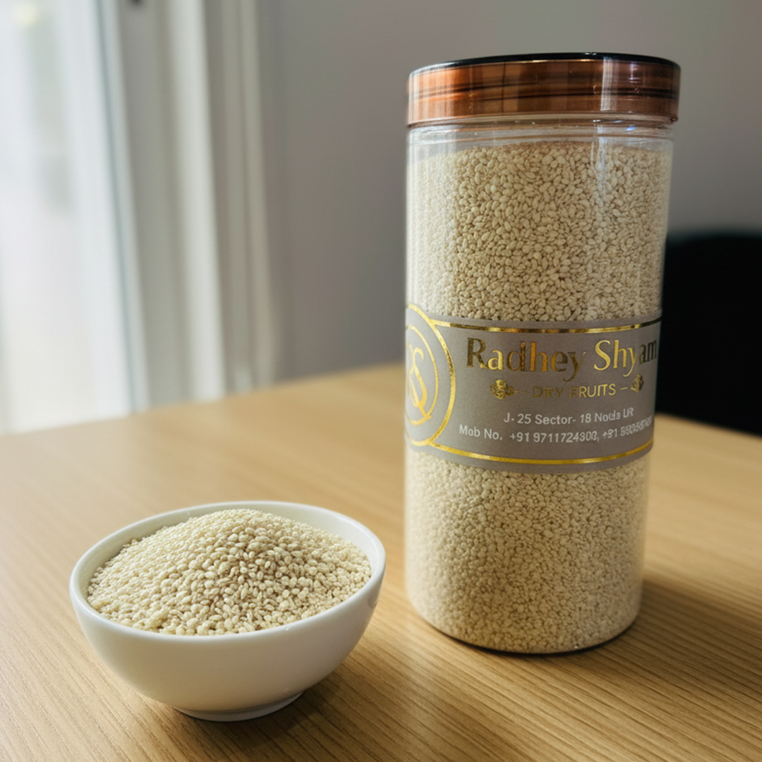 Radhey Shyam Premium White Sesame Seeds (Til)