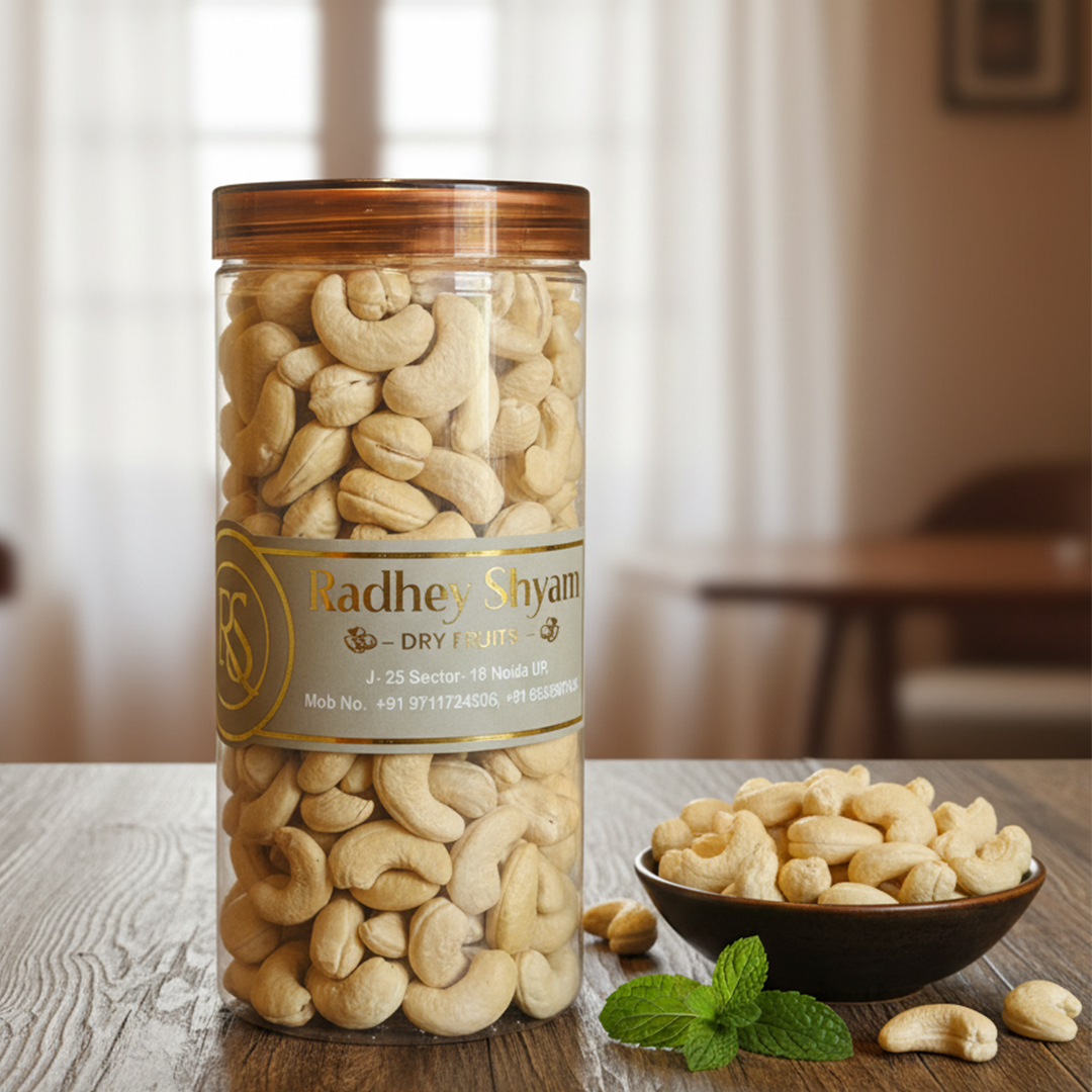Radhey Shyam Premium Whole Cashew Nuts (Deluxe)